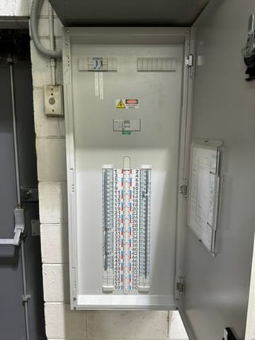 Large format switchboard completed, south east Melbourne. Pro Fit Electrics.